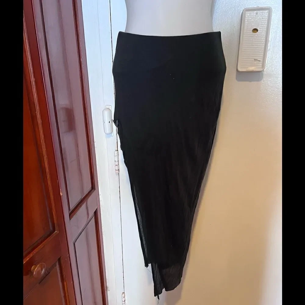 helmut land dress skirt bodycon asymmetrical